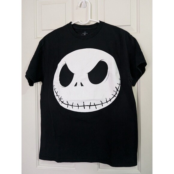 Jack Skellington Big Face T Shirt Medium Disney Nightmare Before Christmas - Picture 2 of 5